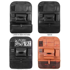Planet Gates Accessories Car Seat Organizer Interior Auto Back Seat Storage Bag Universal Travel Pocket 4 USB Charge Mobile Phone for Kids