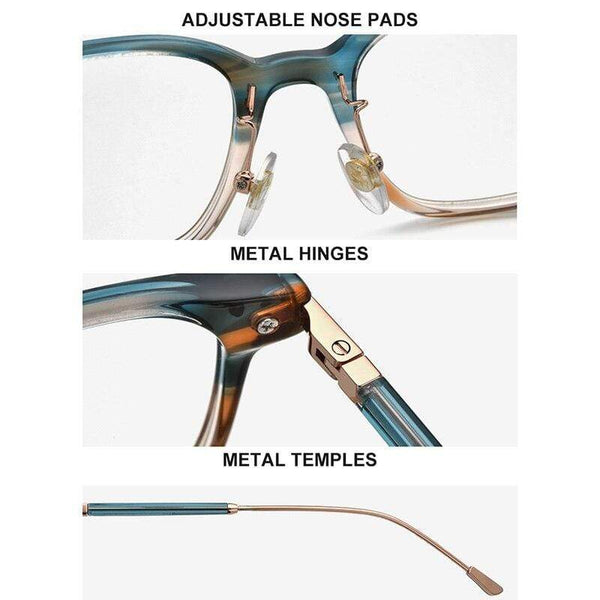 Planet Gates Acetate Glasses Men Retro Vintage Round Optical Eyeglasses Frame Nerd Women Prescription Spectacles Myopia Eyewear 9132