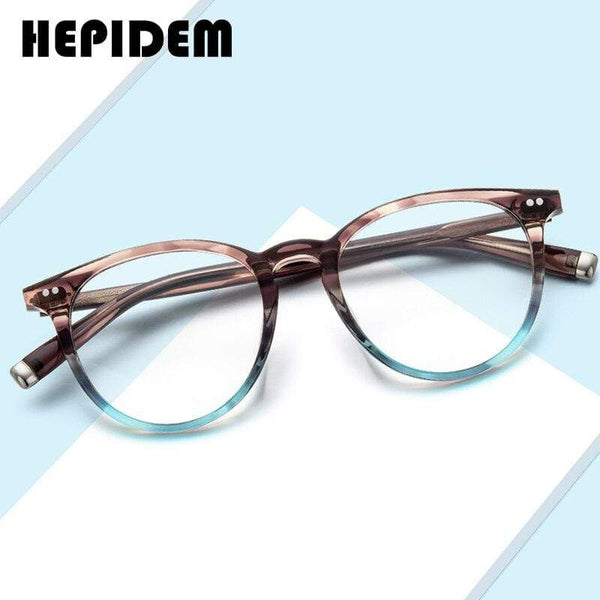 Planet Gates Acetate Optical Eyeglass Frames Men Retro Vintage Round Glasses Nerd Women Prescription Spectacles Myopia Eyewear 9122