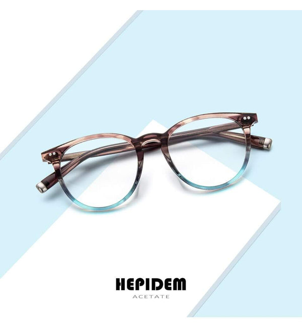 Planet Gates Acetate Optical Eyeglass Frames Men Retro Vintage Round Glasses Nerd Women Prescription Spectacles Myopia Eyewear 9122