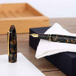 Planet Gates Acrylic Fountain Pen Iridium Fine Nib Converter Pens Luxury Gift Chic Wedding Signing Pen With Box
