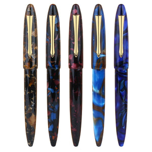 Planet Gates Acrylic Fountain Pen Iridium Fine Nib Converter Pens Luxury Gift Chic Wedding Signing Pen With Box