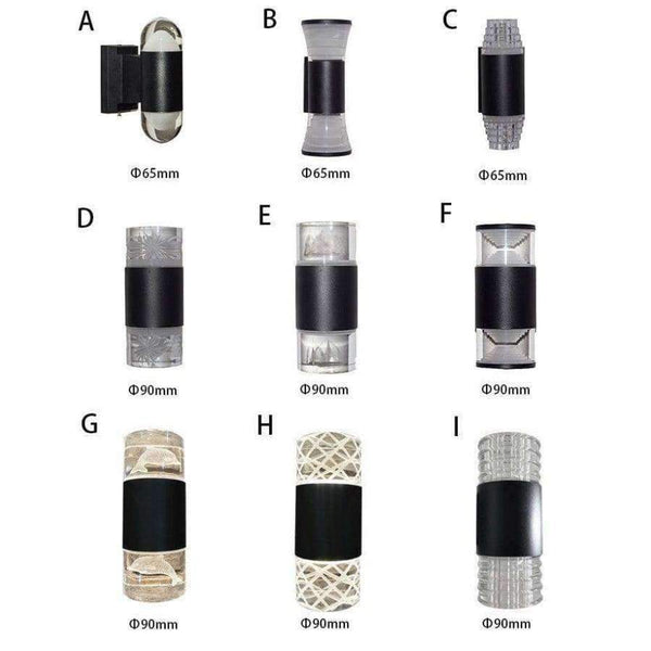 Planet Gates Acrylic outdoor lighting Modern outdoor wall light Simple waterproof buitenlamp up and down buitenverlichting foco led exterior