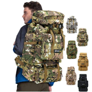 Planet Gates ACU Camo Tactical Backpack Military Army Waterproof Hiking Camping Backpack Travel Rucksack Outdoor Sports Climbing Bag