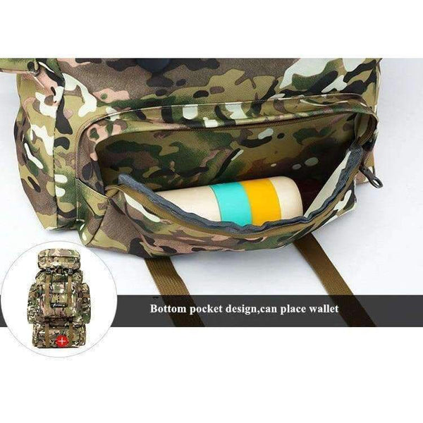 Planet Gates ACU Camo Tactical Backpack Military Army Waterproof Hiking Camping Backpack Travel Rucksack Outdoor Sports Climbing Bag