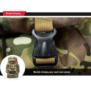 Planet Gates ACU Camo Tactical Backpack Military Army Waterproof Hiking Camping Backpack Travel Rucksack Outdoor Sports Climbing Bag