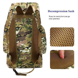 Planet Gates ACU Camo Tactical Backpack Military Army Waterproof Hiking Camping Backpack Travel Rucksack Outdoor Sports Climbing Bag