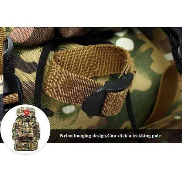 Planet Gates ACU Camo Tactical Backpack Military Army Waterproof Hiking Camping Backpack Travel Rucksack Outdoor Sports Climbing Bag