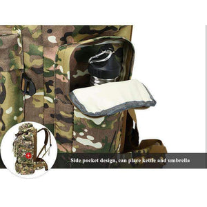 Planet Gates ACU Camo Tactical Backpack Military Army Waterproof Hiking Camping Backpack Travel Rucksack Outdoor Sports Climbing Bag