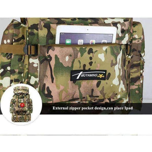 Planet Gates ACU Camo Tactical Backpack Military Army Waterproof Hiking Camping Backpack Travel Rucksack Outdoor Sports Climbing Bag