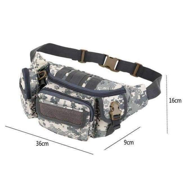 Planet Gates ACU Digital Color Bag Waterproof Waist Fanny Pack Hiking Fishing Sports Hunting Waist Bags Camping Sport Bag Belt Camping Equipment