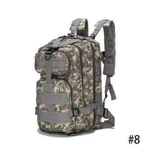 Planet Gates ACU Outdoor Backpack Military Tactical Wear-resisting Travel Camping Hiking Practical Pack Camouflage Airsoft Hunting Bag JC