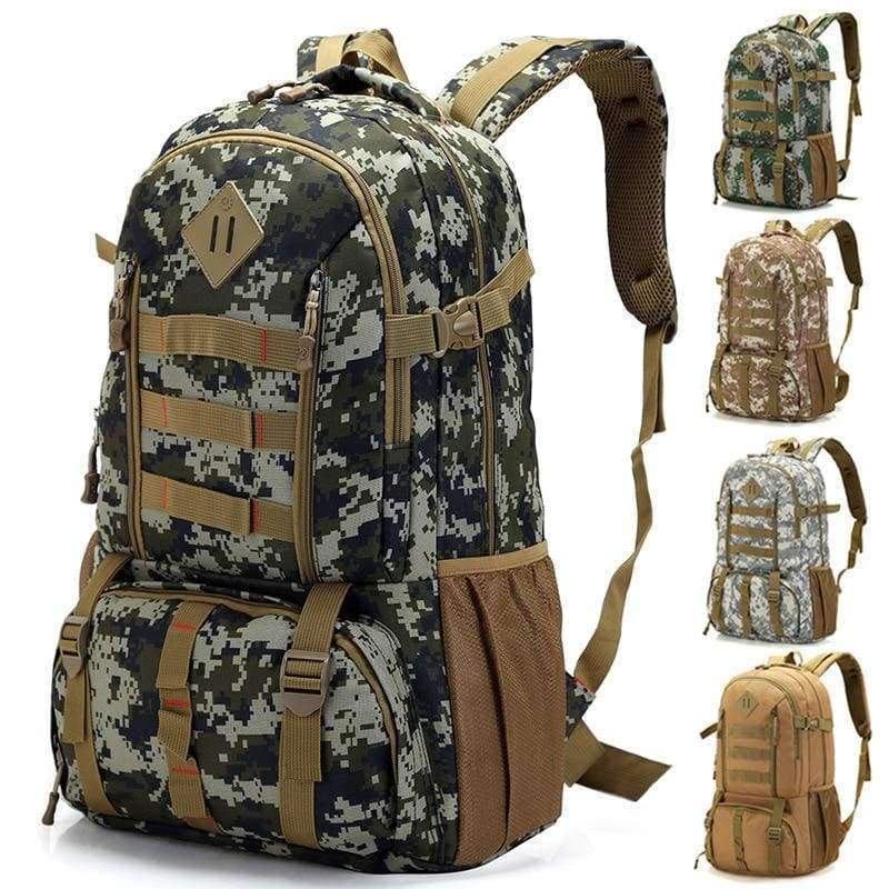 Planet Gates ACU Tactical Backpack Military Army Mochila 50L For Hiking Hunting Backpack Tourist Rucksack Sports Camo Bag