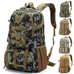 Planet Gates ACU Tactical Backpack Military Army Mochila 50L For Hiking Hunting Backpack Tourist Rucksack Sports Camo Bag