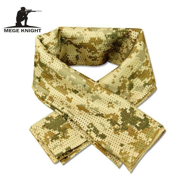 Planet Gates ACU Tactical Military camouflage Scarf Cool Airsoft Tactical Multifunctional  Army Mesh Breathable Scarf Wrap Mask Shemagh Veil