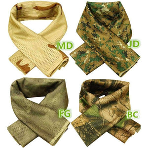 Planet Gates ACU Tactical Military camouflage Scarf Cool Airsoft Tactical Multifunctional  Army Mesh Breathable Scarf Wrap Mask Shemagh Veil