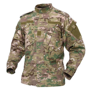 Planet Gates ACU / XXL Outdoor Camouflage Army Uniform Tactical Military Uniform Combat Hunting Suit BDU Training Jacket and Pant