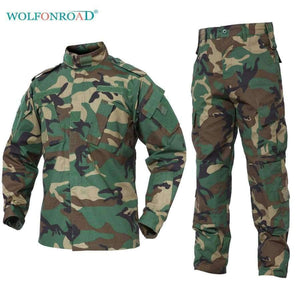 Planet Gates ACU / XXL Outdoor Camouflage Army Uniform Tactical Military Uniform Combat Hunting Suit BDU Training Jacket and Pant