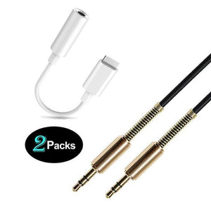 Planet Gates Adapter And Cable For Lightning to 3.5mm Headphone Jack Adapter 3.5mm Jack Audio Cable Line Headphone Speaker Wire Line Aux Cord For iPhone (A1213