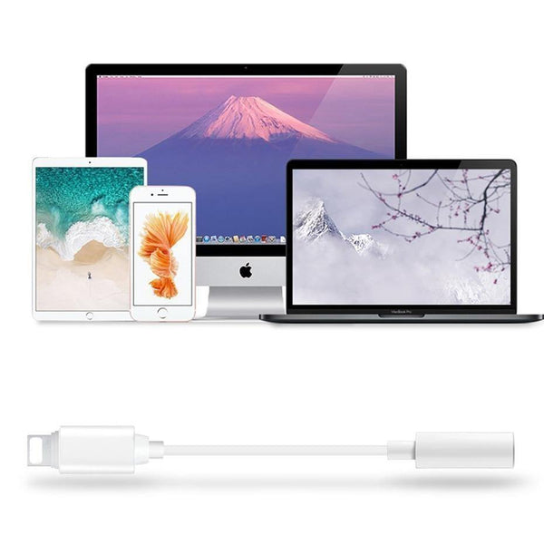 Planet Gates Adapters for iPhone X 7 8 plus iOS 10.3 11 for lightning to 3.5mm Jack earphones Splitter AUX Converter Audio OTG cable