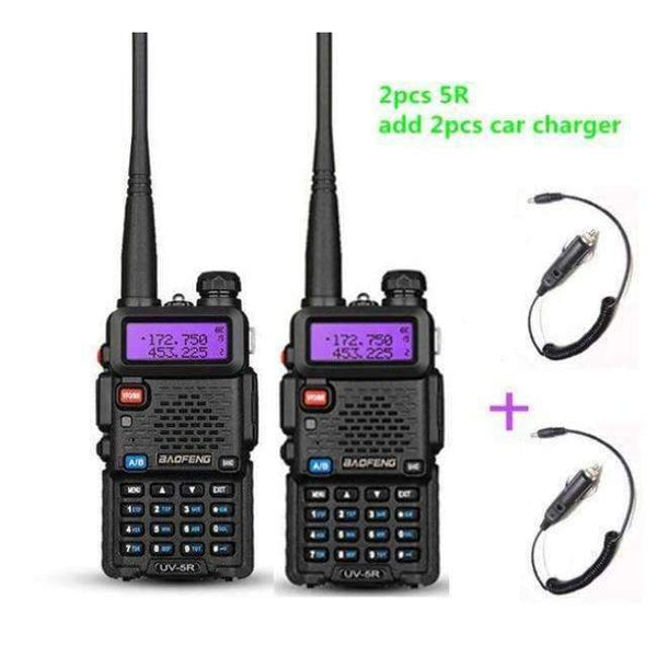 Planet Gates add 2Car charger 2PCS  UV-5R CB radio VOX 10Km Walkie Talkie pair Two Way radio communicator for Police Equipment Intercom UV 5R