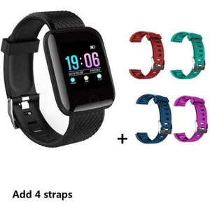 Planet Gates Add 4 straps / China Smart Watch Men Blood Pressure Waterproof Smartwatch Women Heart Rate Monitor Fitness Tracker Watch Sport For Android IOS