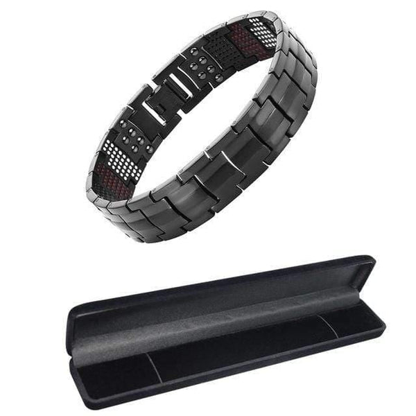 Planet Gates Add package MBT015B / 21cm Men's Health Magnetic Bracelet For Men Silver Plated Pure Titanium Bangle Magnetic Ion Germanium Far Infar Red Bracelets