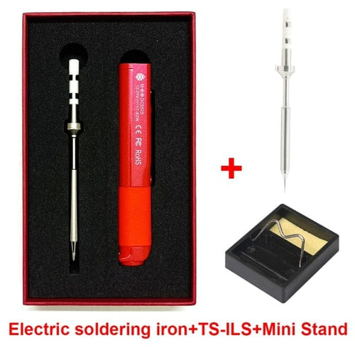 Planet Gates Add TS-ILS and stand Pine64 Pinecil Soldering Iron Portable Mini USB Interface For Welding tools constant temperature Intelligent maintenance Electr