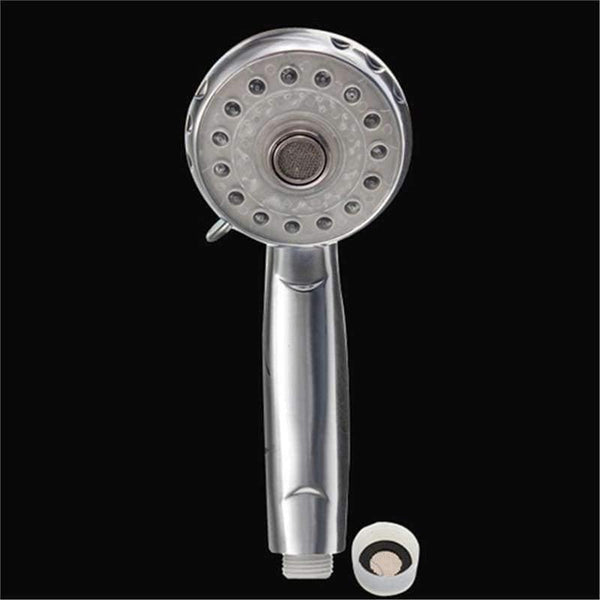 Planet Gates Adjustable 3 Mode 3 Color LED Shower Head Temperature Sensor RGB Bath Sprinkler Bathroom Product