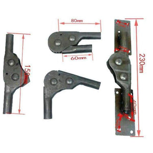 Planet Gates Adjustable angle Furniture Hardware 180 degree Sofa Folding hinge with flat Corner X2