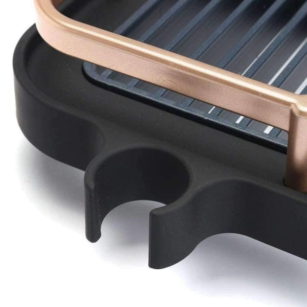 Planet Gates Adjustable Bath Pole Rack Shower Caddy Shelf Shampoo Cosmetics Storage Holder Organizer Home Kitchen Bathroom Organization