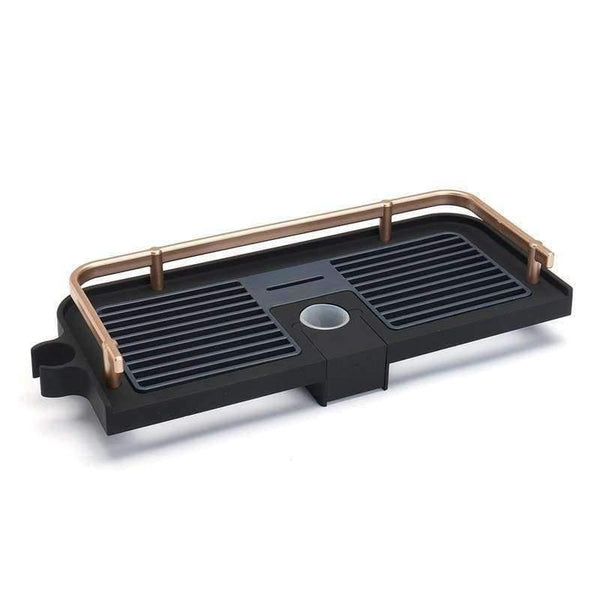 Planet Gates Adjustable Bath Pole Rack Shower Caddy Shelf Shampoo Cosmetics Storage Holder Organizer Home Kitchen Bathroom Organization