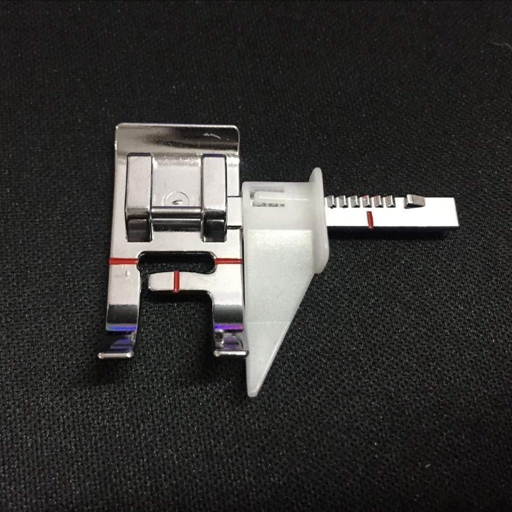 Planet Gates Adjustable Guide Sewing Machine Presser Foot Feet For Low Shank Sewing Machine For Arts Crafts Sewing Apparel Sewing Fabric (Silver)