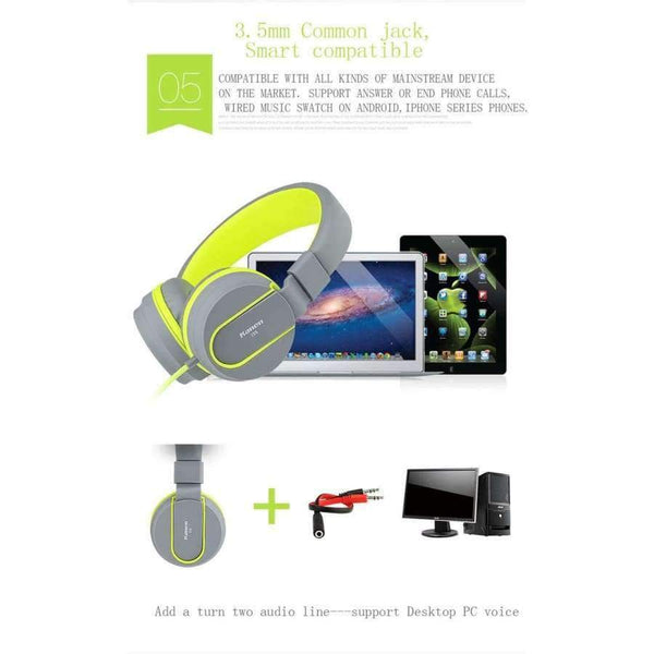 Planet Gates Adjustable Headset Earphone Detachable Earbuds Headphone fone de ouvido with Microphone For Cellphone Computer