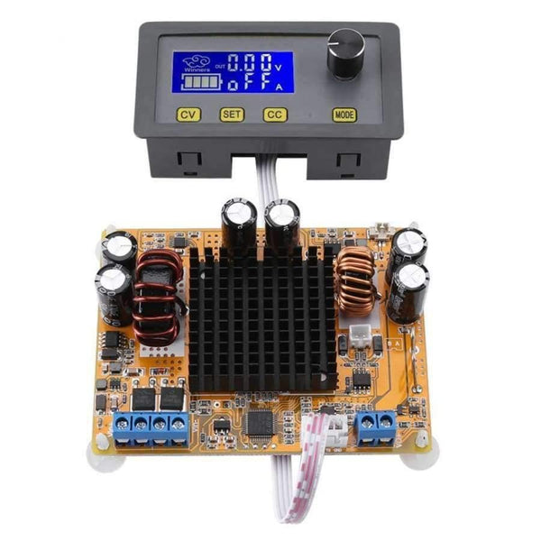 Planet Gates Adjustable Power Supply Module 5A Boost Module LCD Digital Automatic Step-up Step-down Voltage Module DC-to-DC Power Converter