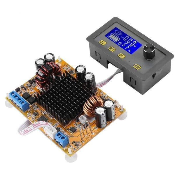 Planet Gates Adjustable Power Supply Module 5A Boost Module LCD Digital Automatic Step-up Step-down Voltage Module DC-to-DC Power Converter