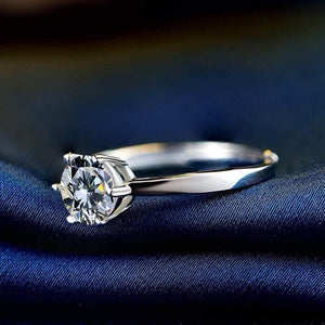 Planet Gates Adjustable Ring Lab Diamond Wedding Band Ring Real 925 Sterling Silver Engagement Rings For Women