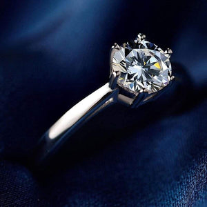 Planet Gates Adjustable Ring Lab Diamond Wedding Band Ring Real 925 Sterling Silver Engagement Rings For Women