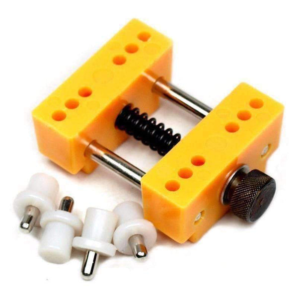 Planet Gates Adjustable Watch Back Case Cover Holder Clamp Micro Vise Repair Tool for Watchmaker