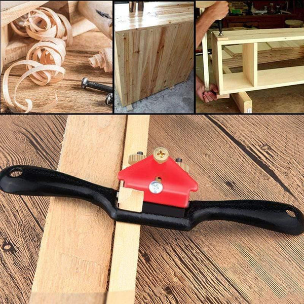 Planet Gates Adjustable Woodworking Hand Planer 9"/210mm Screw Planer Shave Wood Cutting Edge For Carpenter Manual Hand Tools