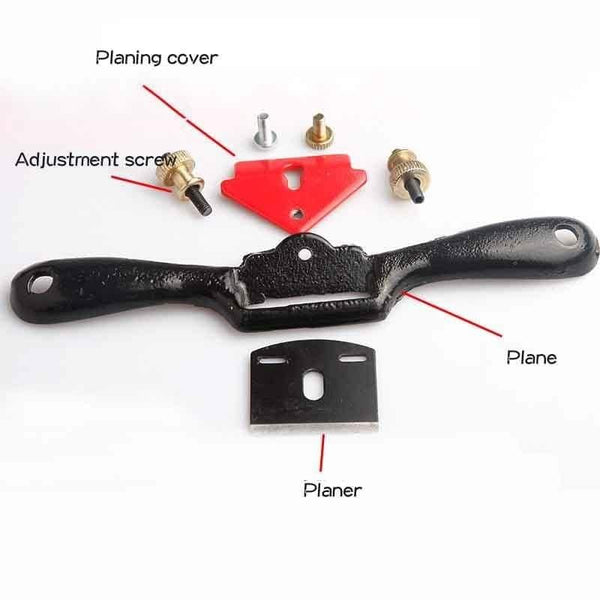 Planet Gates Adjustable Woodworking Hand Planer 9"/210mm Screw Planer Shave Wood Cutting Edge For Carpenter Manual Hand Tools