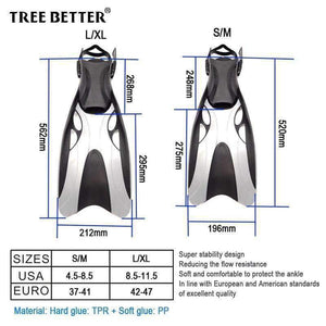 Planet Gates Adult Adjustable Swimming Frog Shoes Silicone Professional Dive Team Open Diving Snorkeling Long diving Flippers