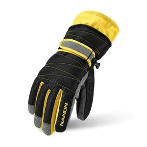 Planet Gates Adult Black / S Winter Family Skiing Gloves Windproof Waterproof Thickness Cotton Gloves Sports Ski Snowboard Gloves Adult Children