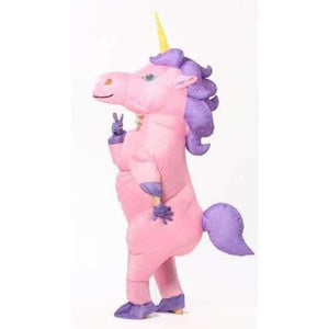 Planet Gates Adult Purple Pony / Halloween Unicorn Inflatable Unicorn Costumes Carnaval Princess Outfit Purim Party Fancy Dress Halloween Costumes for Kids Women Men Adult
