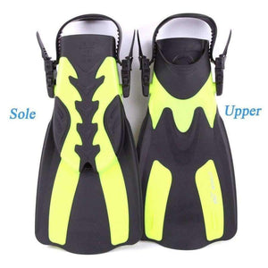 Planet Gates Adult Swimming Fins Short Scuba Snorkeling Shoes Foot Flipper Diving Flippers Diving Fins FN-200 Swim Fins with Heel