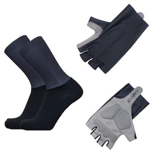 Planet Gates Aero Bike Team Cycling Gloves and Socks Combined Men Women Bike Gloves Socks Non-slip Calcetines Ciclismo Guantes Ciclismo