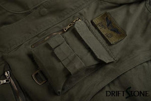 Planet Gates Aeronautica Militare Bomber Jacket Men Removable Sleeve Tactical Military Uniform Coat