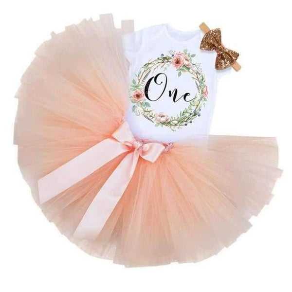 Planet Gates AF One Little Girl 1st Birthday Party Sets Baby Tutu Cake Smash Outfits Sets First Christmas Gift Toddler Girls Kids Baptism Clothes