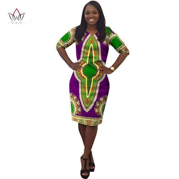 Planet Gates African Dresses For Women Ankara Fashions Women Traditional African Clothing Sleeve Print Dashiki African Print Wax Women Dress