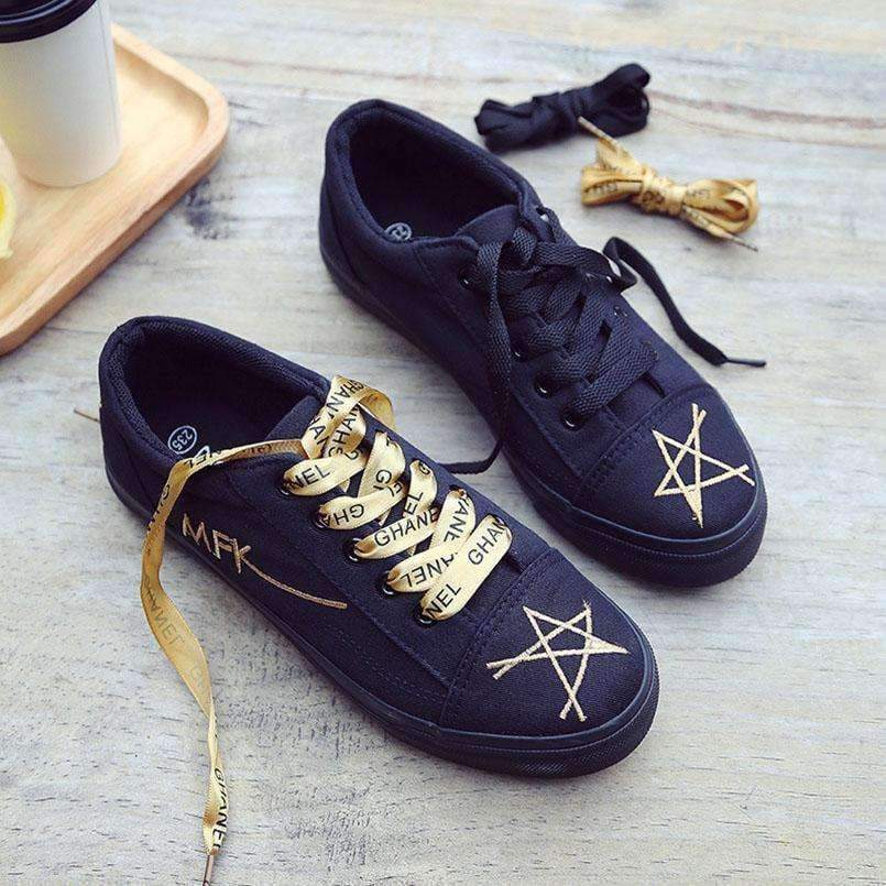 Planet Gates AINER CAT 2018 New Women Flat Canver Shoes Ladies Sneakers Women Fashion Sport Casual Shoes Lace-Up Vulcanize Shoes